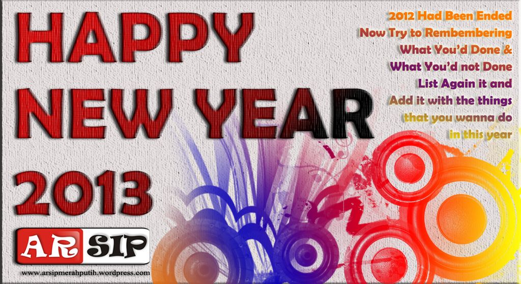 Selamat Tahun Baru 2013