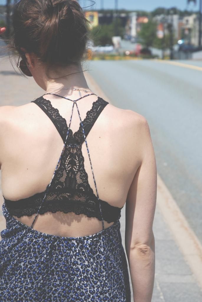 black lace bra, open back dress, floral dress, summer dresses, boho style black lace bra, open back dress, floral dress, summer dresses, boho style