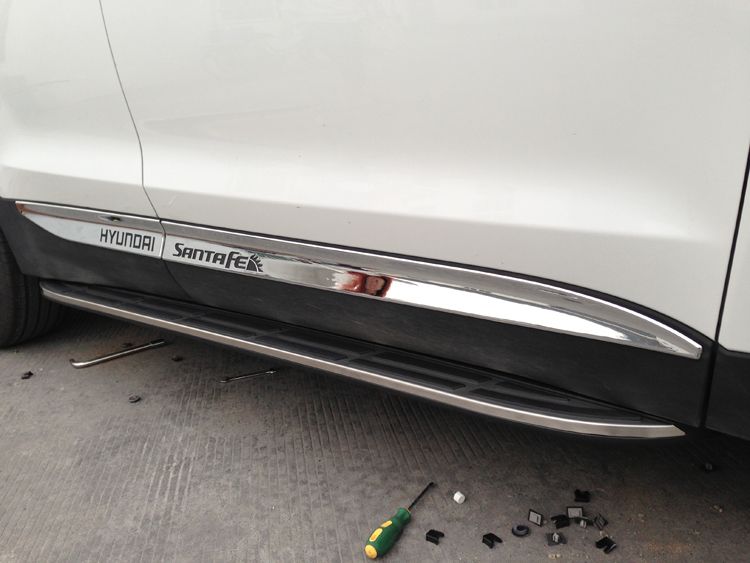 Chrome Body door Side Molding trim for Hyundai Santa fe Santafe 2013