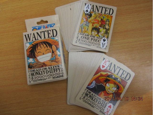 Bán bài Poker One Piece 52 lá Độc Lạ Hot Hot !!